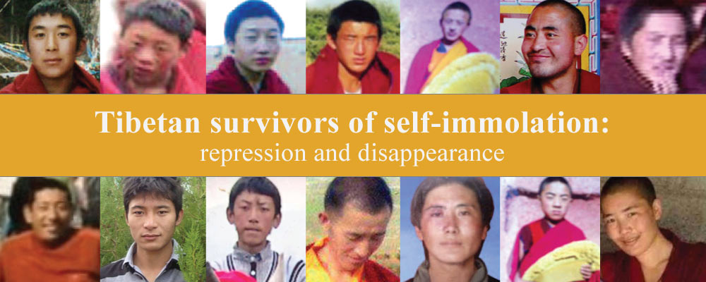 Tibetan survivors of self-immolation