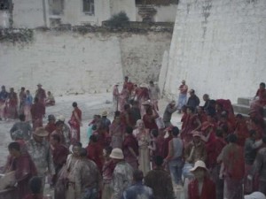 Monks at Drepung