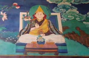 Mural of the Dalai Lama
