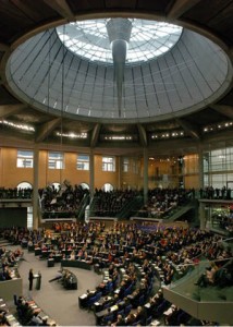 The German Bundestag Plenary.