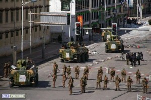 Military patrols in Lhasa