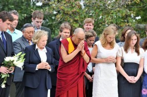 The Dalai Lama at Arlington National Cemetery