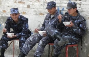 Nepalese police officers