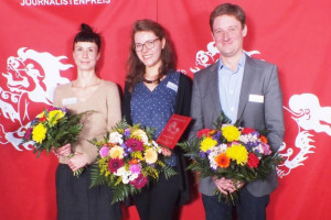 The recipients of the 2013 “Snowlion Journalist Award”