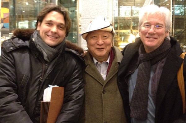 Matteo Mecacci, Lodi Gyari and Richard Gere in Washington, D.C. December 2014. (Photo: ICT)