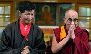 Sikyong and the Dalai Lama