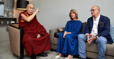 Toutut-Picard and Dalai Lama