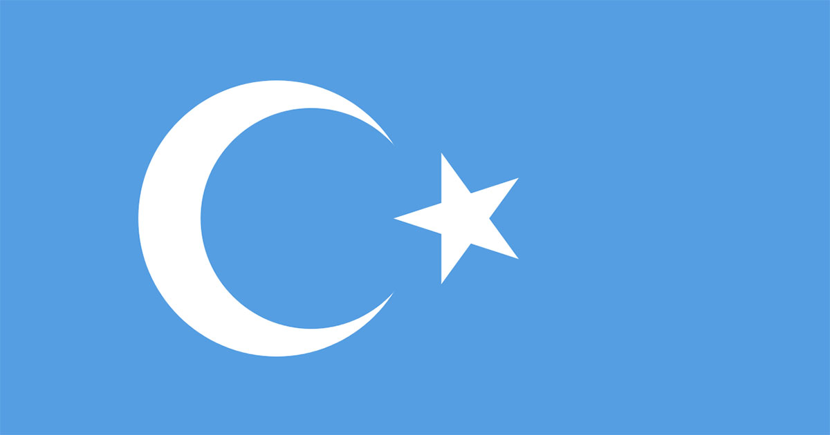 uyghur flag