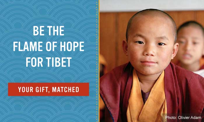 BE THE FLAME OF HOPE FOR TIBET