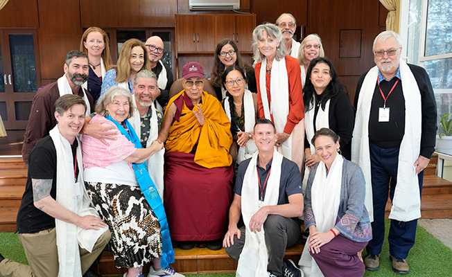 Dalai Lama audience