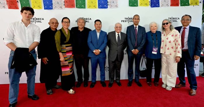 The cast and crew of “Kundun”