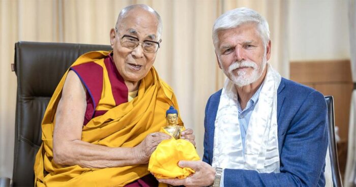 President Petr Pavel of the Czech Republic met with His Holiness the Dalai Lama