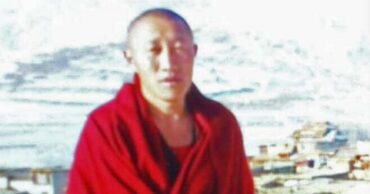 Tibetan monk Palden Yeshi