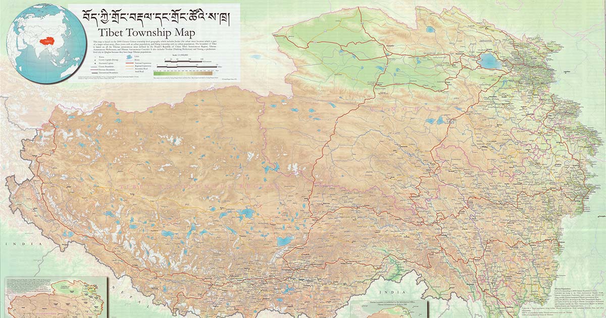 Tibet map