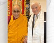 Professor Dr. Schwarz-Schilling with His Holiness the Dalai Lama