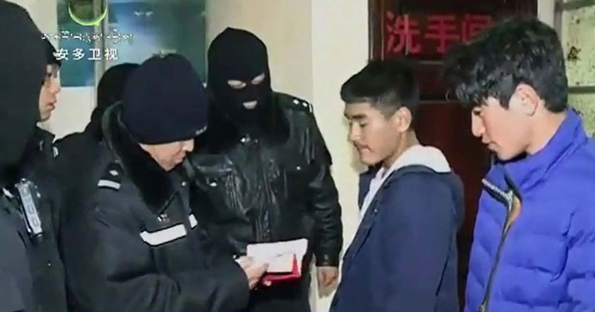 paramilitary forces conducting armed raids