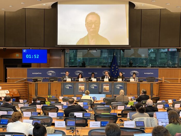 Tencho Gyatso addressing the Subcommittee