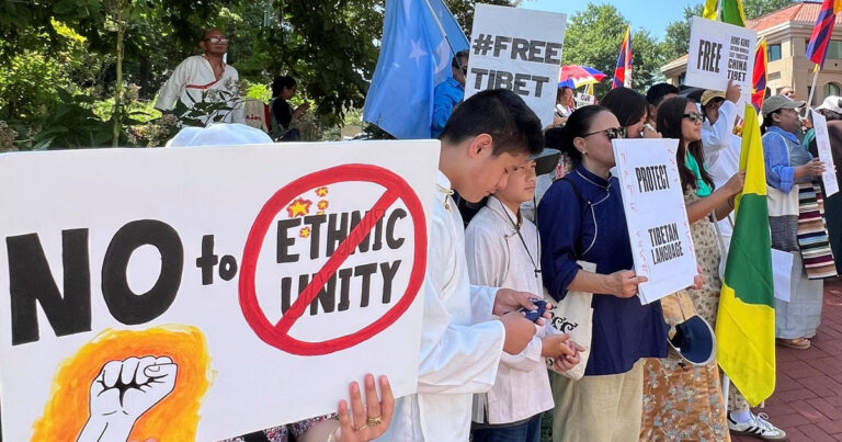 ICT joins Tibetans in protests urging global action against China’s new ...