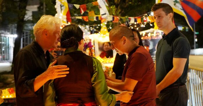 ICT leadership speaks with local Tibetan community members