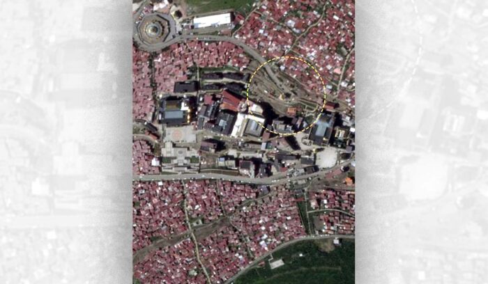 Planet Labs satellite imagery of Larung Gar