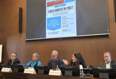 panel of the side event on children’s rights in Tibet,